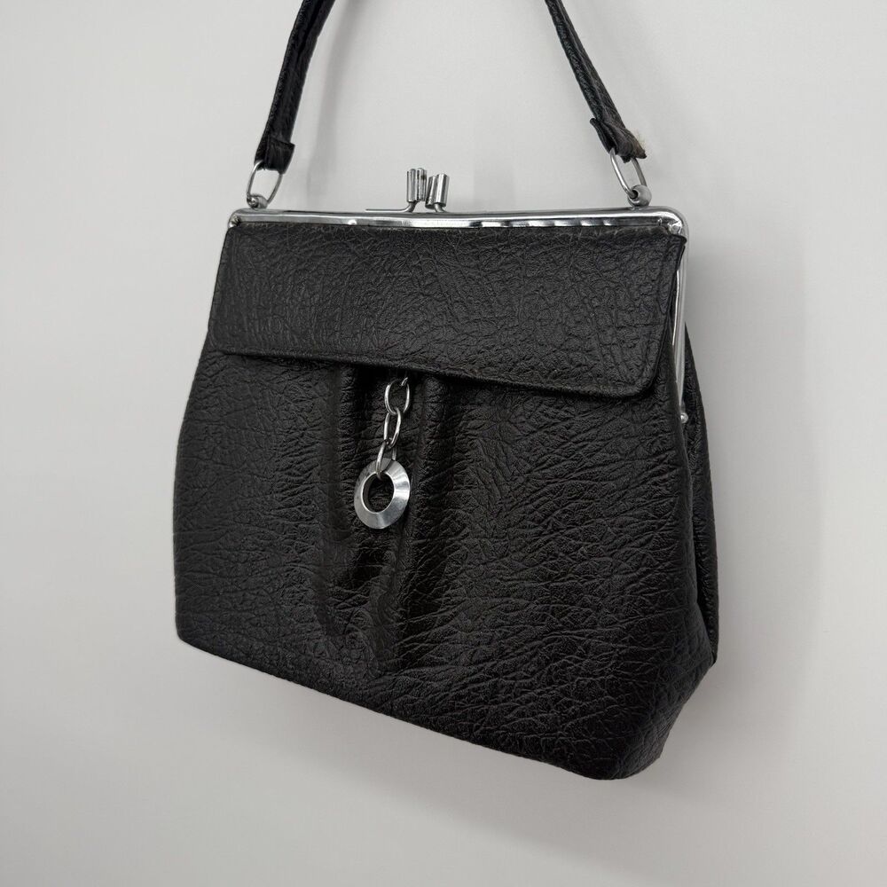 Vintage Unbranded Structured Purse Bag Evening Formal - Picture 3 of 11
